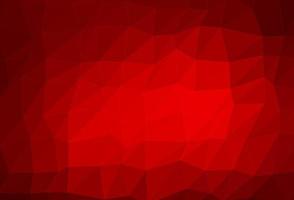 Light Red vector shining triangular pattern.