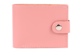 Pink money wallet isolated on a transparent background png