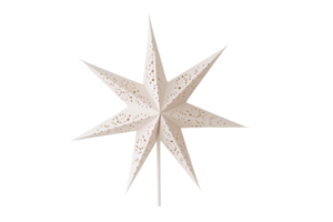 Beige star isolated on a transparent background png