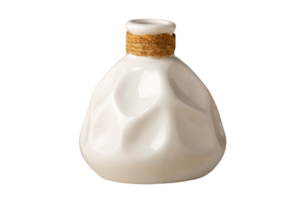 White vase isolated on a transparent background png