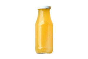 amarillo jugo tarro aislado en un transparente antecedentes png