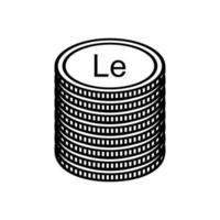 Sierra Leone Currency Symbol, Sierra Leonean Leone Icon, SLE Sign. Vector Illustration