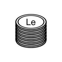 Sierra Leone Currency Symbol, Sierra Leonean Leone Icon, SLE Sign. Vector Illustration