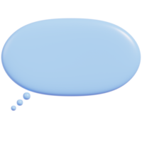 3D Speech Bubble.Comment Social media online concept.3D render Illustration. png