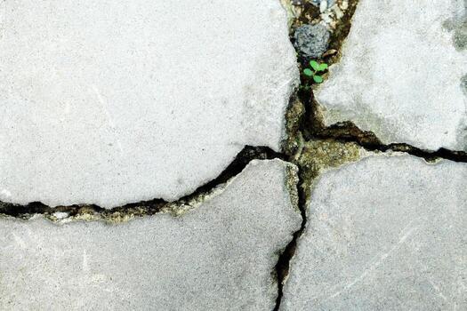 Close up Broken Footpath Background. photo