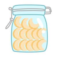 jar of cookies vector