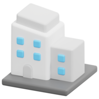 office 3d render icon illustration png