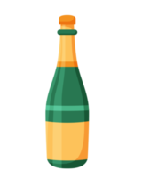 Champagne bottiglia. Saluti celebrazione png