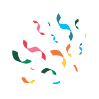 ícone de festa. ilustração de popper de confete png