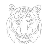 Tiger icon logo design vector