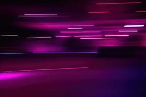 colorful speed lights background, neon blur backdrop,motion vehicles lights photo