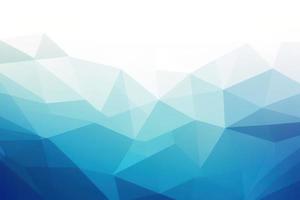 abstract low poly light blue geometric background, mosaic design with copy space photo