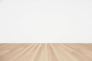 wooden floor on white background, wood planks stage for product display photo
