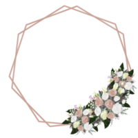 bunch of flowers with Frame png