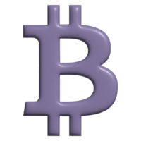 3d ícone bitcoin png