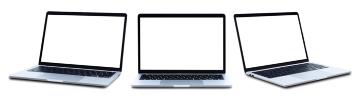il computer portatile modello isolato su trasparente sfondo. png file formato.