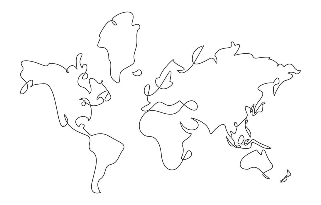 Continents Outline Vector Art, Icons, and Graphics for Free Download