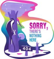 fel 404 inte tillgänglig webb sida. förlåt, det finns ingenting här landning sida med de hackspett. png