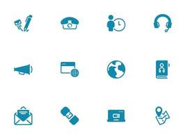 Simple vector icon on a theme contacts and communication