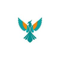 eagle logo colored eagle wings logo vector