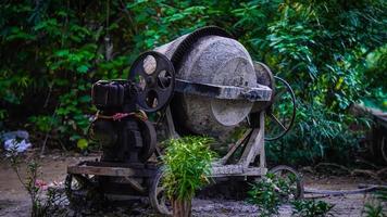 Cement Mixing Machine and Generator photo