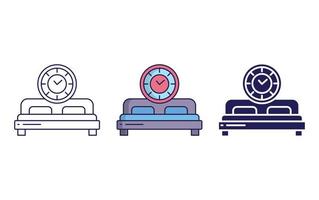 Bed vector icon