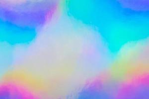 Holographic rainbow foil iridescent texture abstract hologram background photo