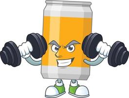 Cartoon character of beer vector