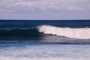 olas en el Oceano foto