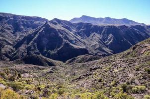 Scenic mountain landscape photo