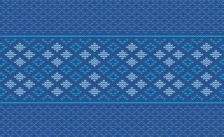 Design knit pattern vector, Cross stitch ethnic geometric background, Embroidery abstract beautiful style vector