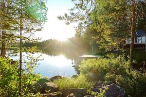 Landscape in Sweden, Europe photo