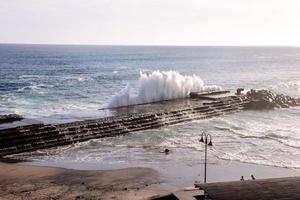 Scenic coastal view photo