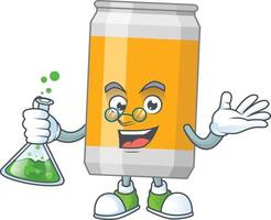 Cartoon character of beer vector