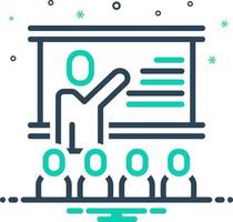 mix icon for lectures vector