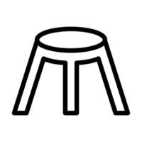 Bar Stool Icon Design vector