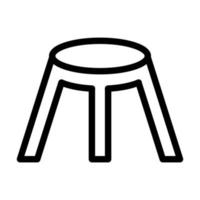 Bar Stool Icon Design vector