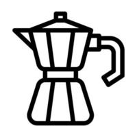 Moka Pot Icon Design vector