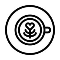 Latte Icon Design vector