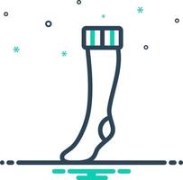 mix icon for stockings vector