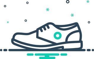 mix icon for shoe vector