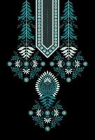 Geometrical and Ethnic Textile neckline design and motif for textile branding Fabric illustration Design for cover, fabric, textile, wrapping paper vector