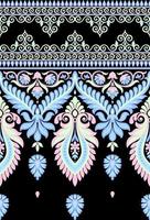Geometrical and Ethnic Textile neckline design and motif for textile branding Fabric illustration Design for cover, fabric, textile, wrapping paper vector