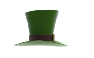 S t. Patricio verde irlandesa sombrero png