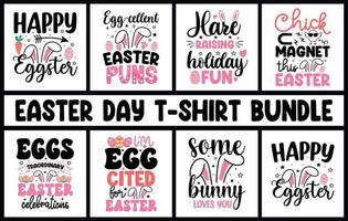 Easter day T shirt design Bundle, Bunny Easter T Shirt set, easter t shirt design vector, Happy Easter day element, bunny t shirt vector, Easter day vector