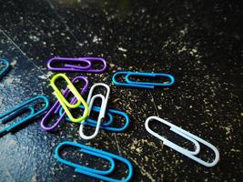 Messy Paper Clips photo