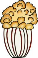 petit déjeuner pop corn illustration png