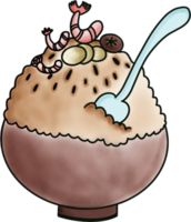 Breakfast rice illustration png