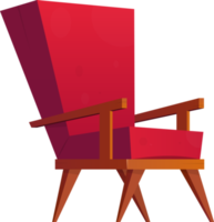 Armchair in cartoon style clip art png