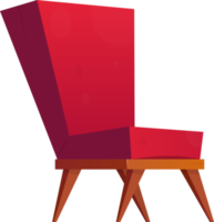 Armchair in cartoon style clip art png